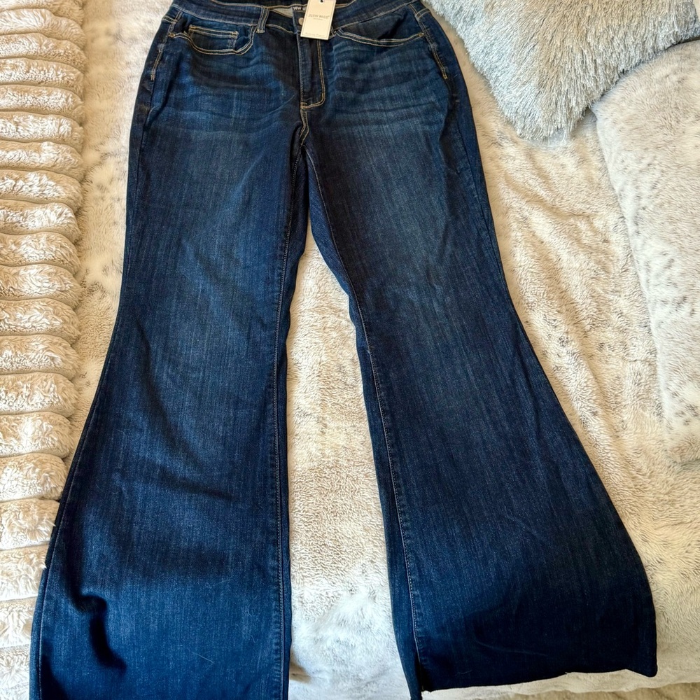 Judy Blue Deep Indigo Flare Jeans
